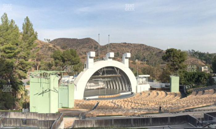 Hollywood Bowl - Section P 3 Seat View