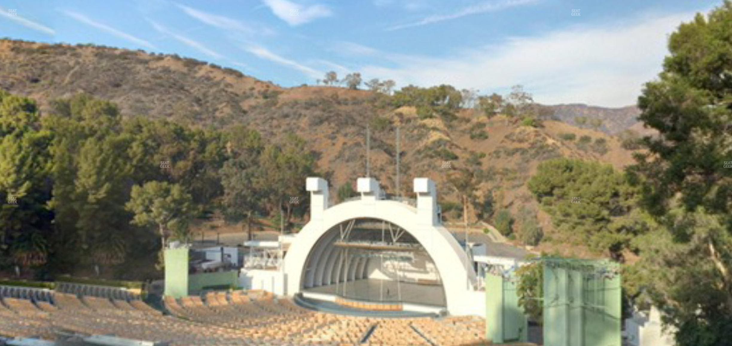 Hollywood Bowl - Section Q 3 Seat View