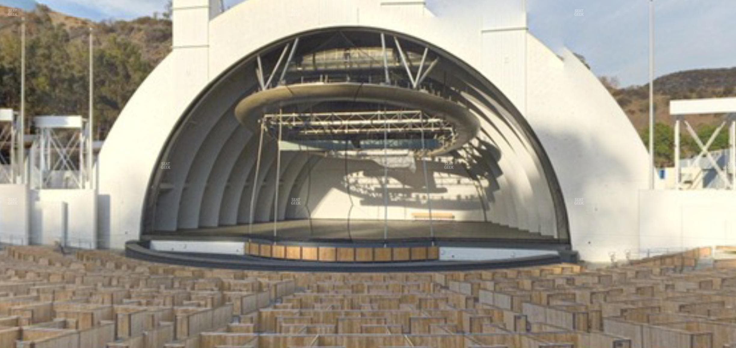 Hollywood Bowl - Section Terrace 3 Seat View