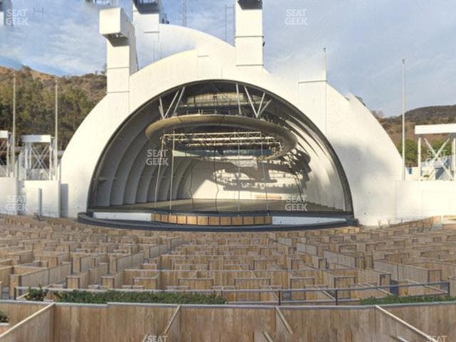 Hollywood Bowl - Section Terrace 3 Seat View