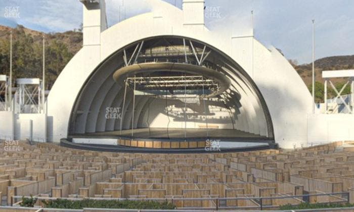 Hollywood Bowl - Section Terrace 3 Seat View