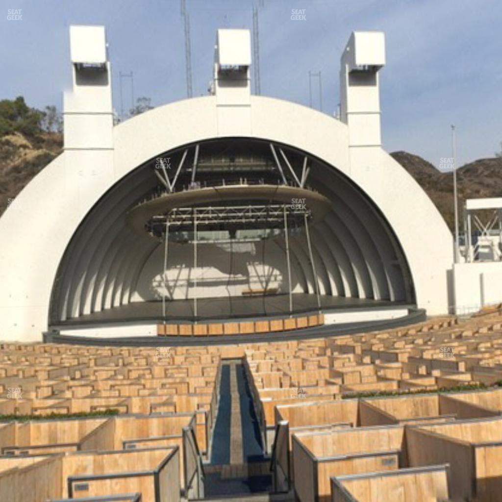 Hollywood Bowl - Section Terrace 4 Seat View