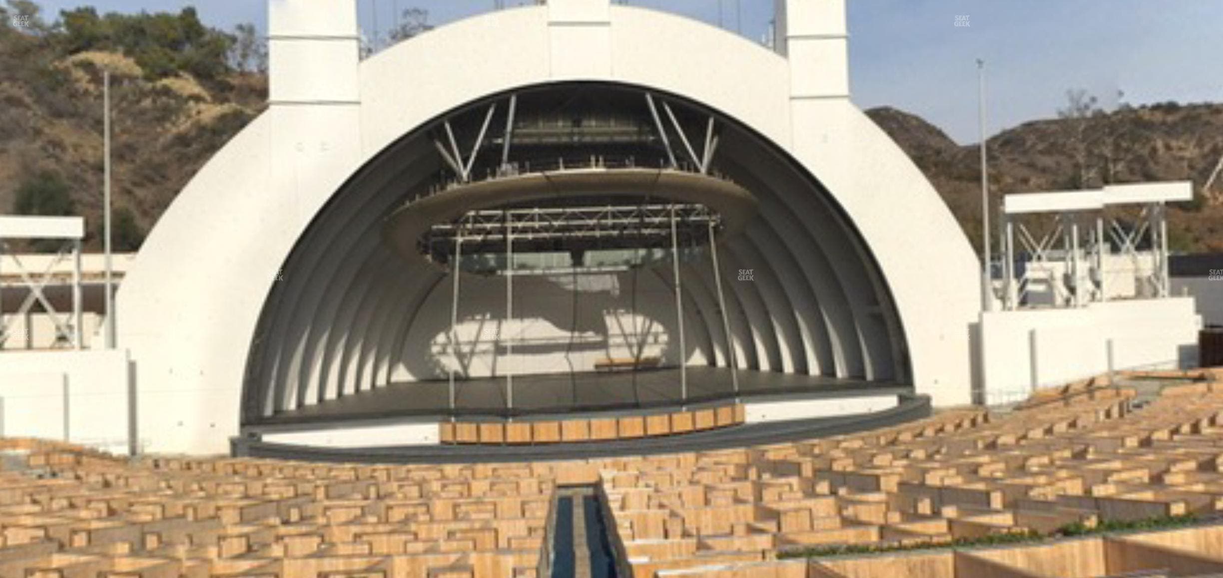 Hollywood Bowl - Section Terrace 4 Seat View