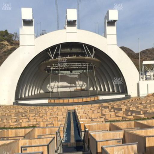 Hollywood Bowl - Section Terrace 4 Seat View