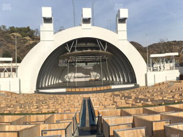 Hollywood Bowl - Section Terrace 4 Seat View