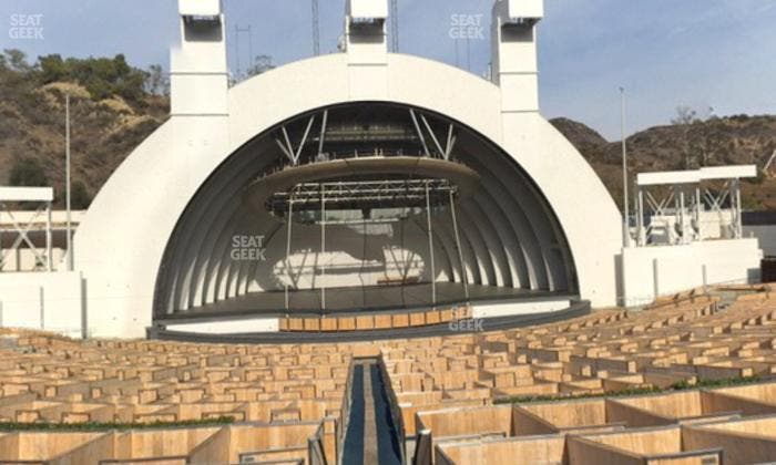 Hollywood Bowl - Section Terrace 4 Seat View