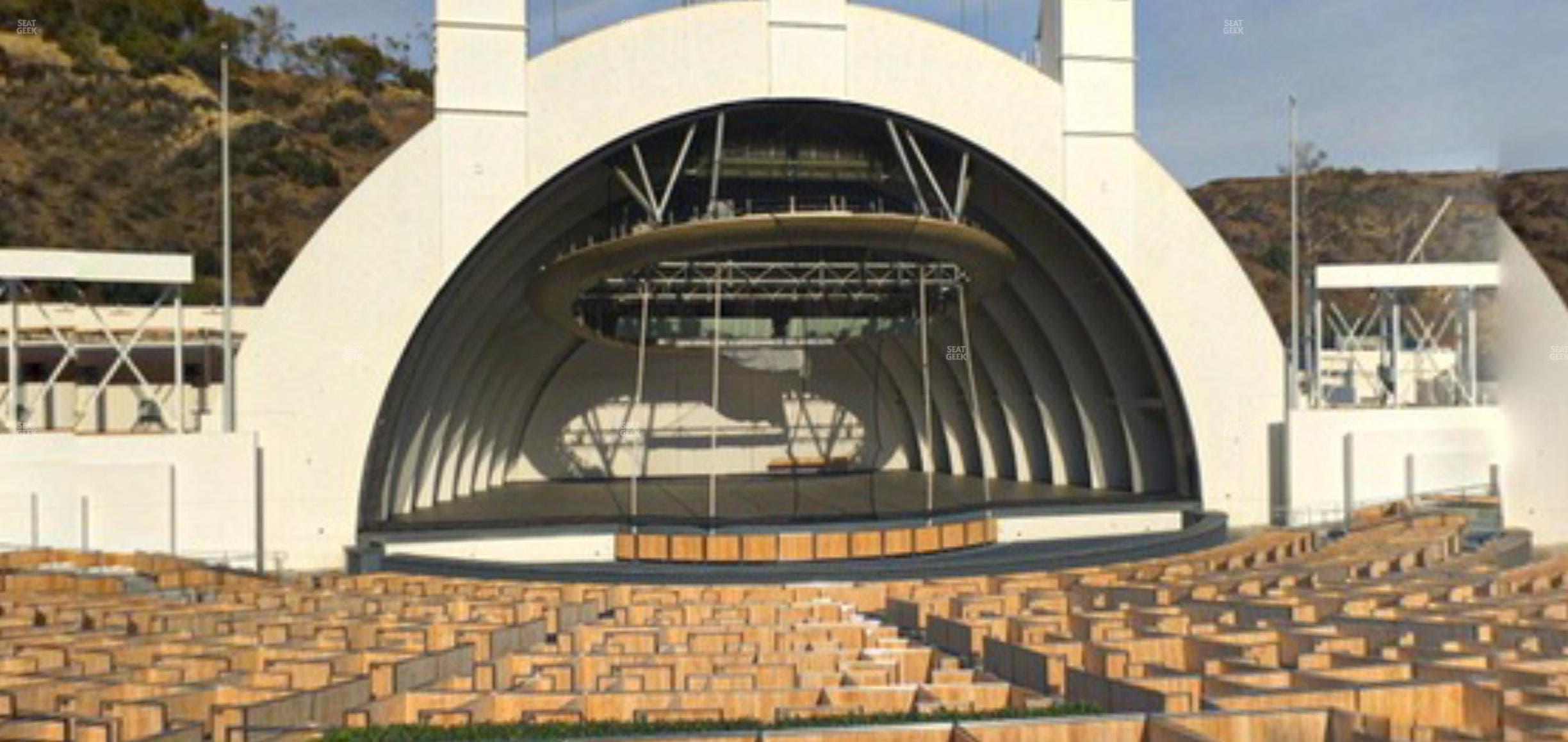 Hollywood Bowl - Section Terrace 5 Seat View