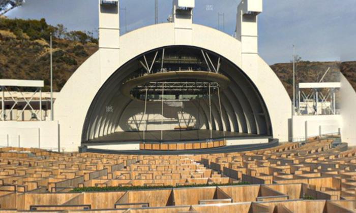 Hollywood Bowl - Section Terrace 5 Seat View