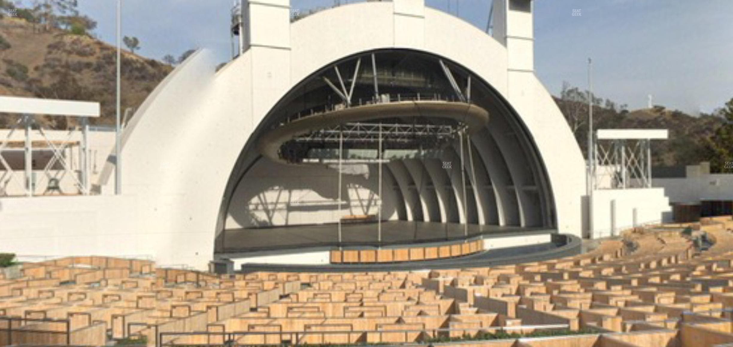 Hollywood Bowl - Section Terrace 6 Seat View