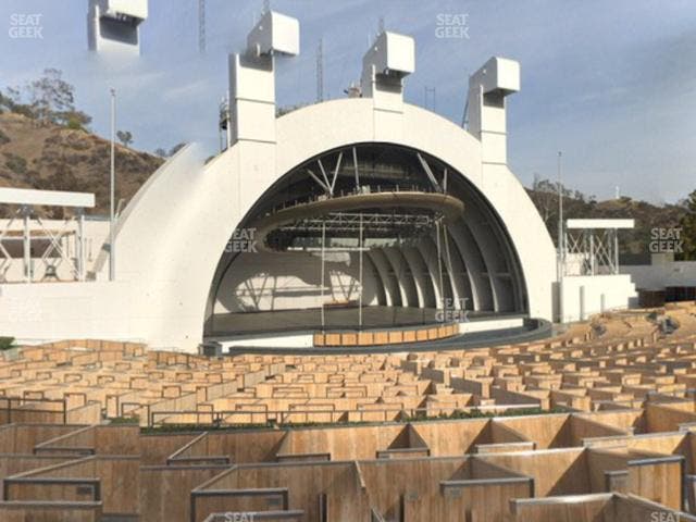 Hollywood Bowl - Section Terrace 6 Seat View