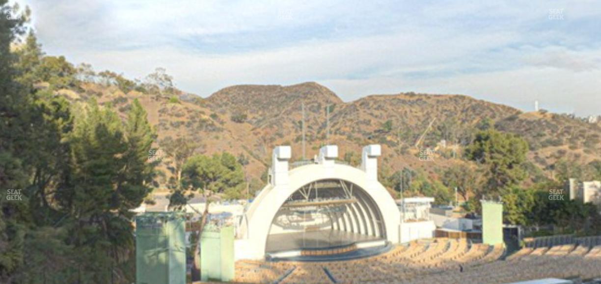 Hollywood Bowl - Section U 3 Seat View
