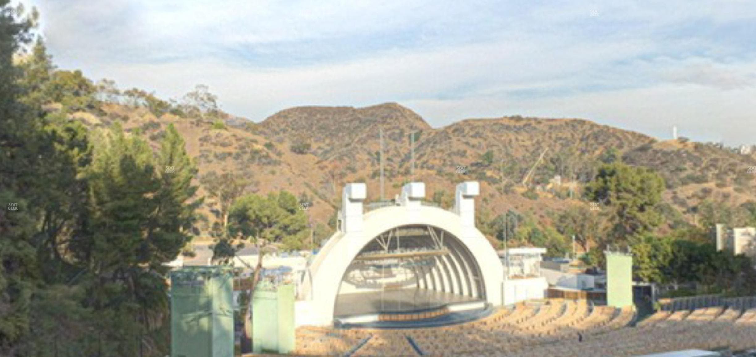 Hollywood Bowl - Section U 3 Seat View