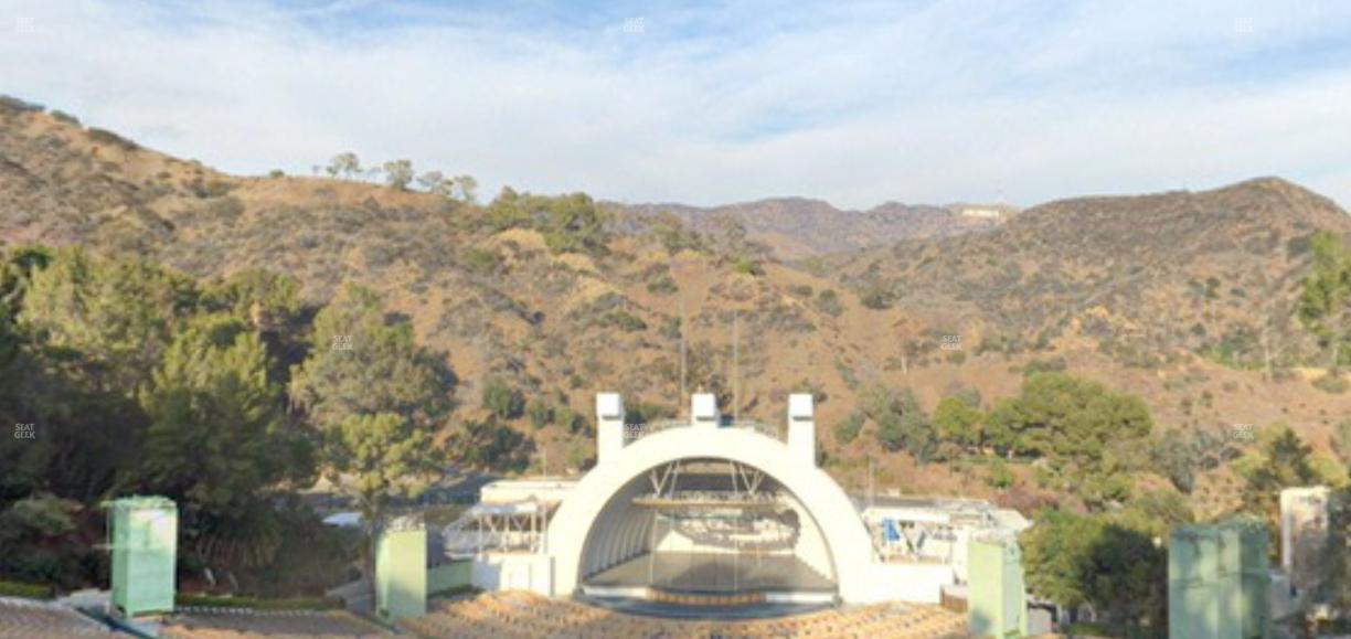 Hollywood Bowl - Section W 3 Seat View