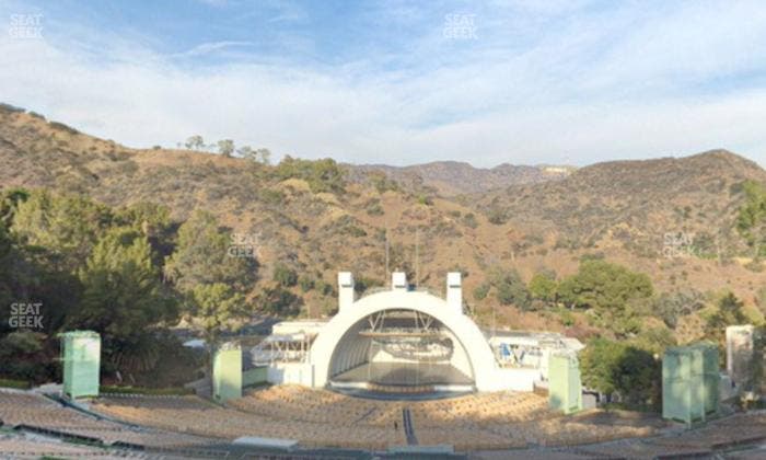Hollywood Bowl - Section W 3 Seat View
