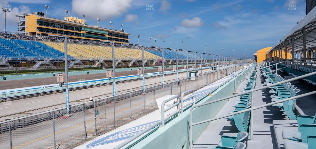 Homestead-Miami Speedway - Section Pit Road Cabana 1 Seat View