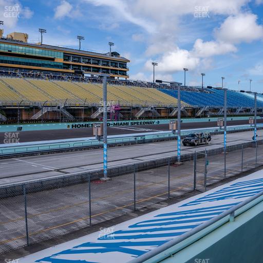 Homestead-Miami Speedway - Section Pit Road Cabana 11 Seat View