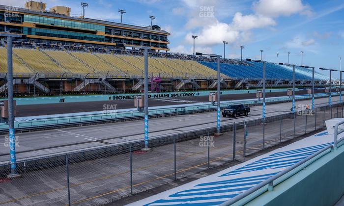 Homestead-Miami Speedway - Section Pit Road Cabana 11 Seat View