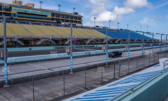 Homestead-Miami Speedway - Section Pit Road Cabana 11 Seat View