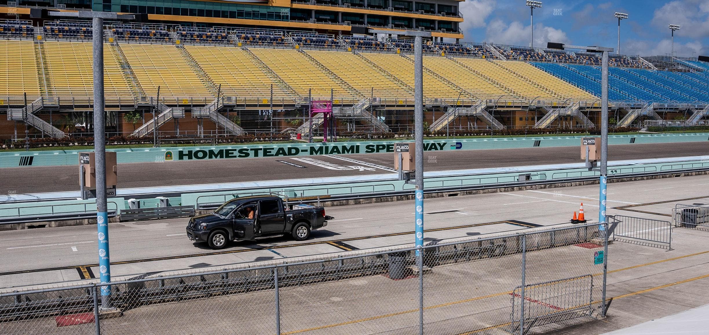 Homestead-Miami Speedway - Section Pit Road Cabana 13 Seat View