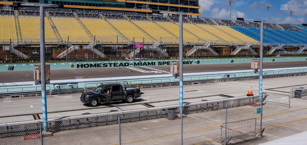 Homestead-Miami Speedway - Section Pit Road Cabana 14 Seat View