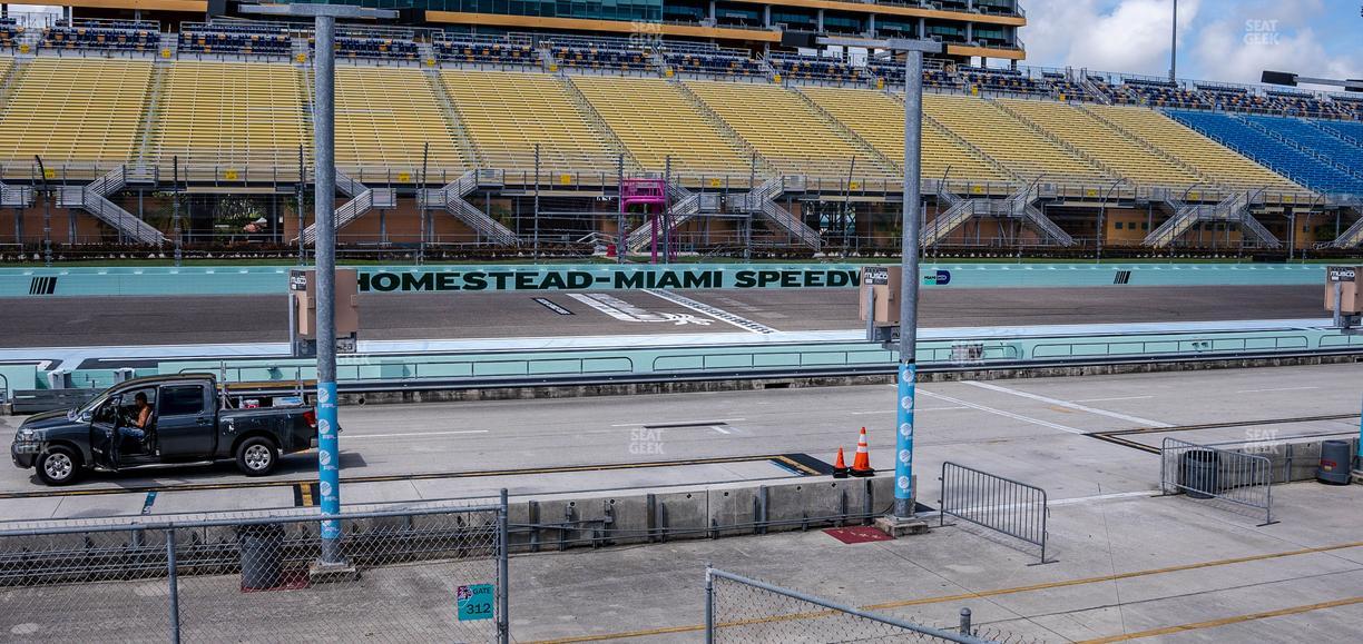 Homestead-Miami Speedway - Section Pit Road Cabana 15 Seat View