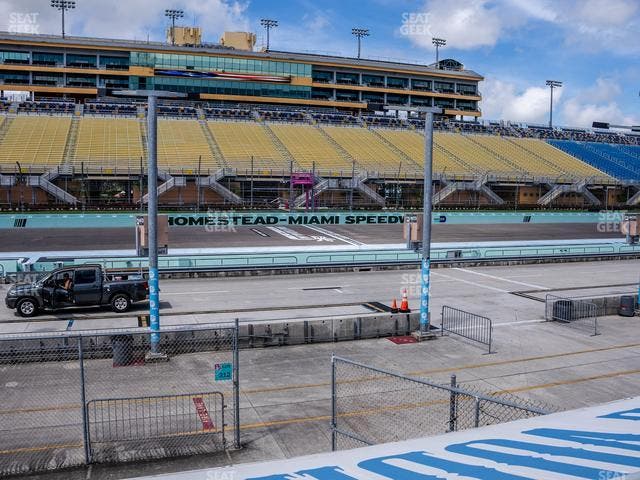 Homestead-Miami Speedway - Section Pit Road Cabana 15 Seat View