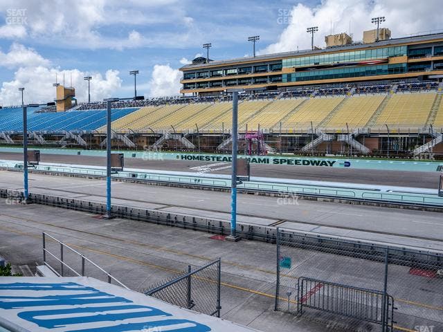 Homestead-Miami Speedway - Section Pit Road Cabana 16 Seat View