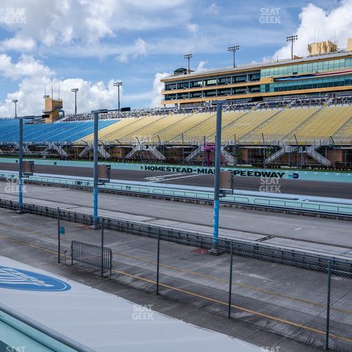 Homestead-Miami Speedway - Section Pit Road Cabana 17 Seat View