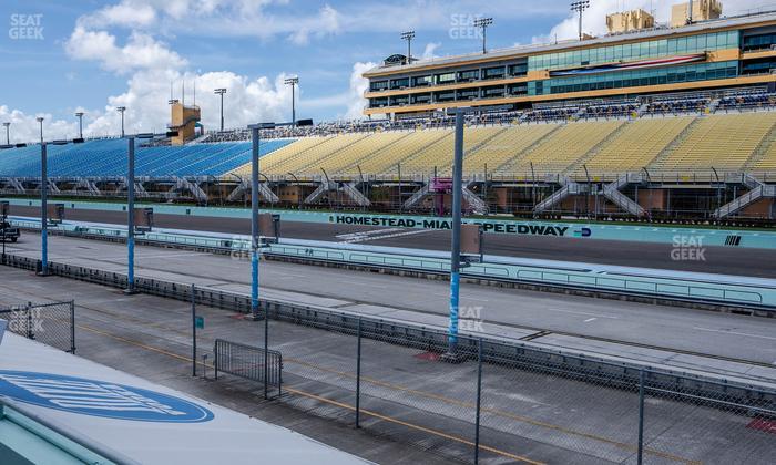 Homestead-Miami Speedway - Section Pit Road Cabana 17 Seat View