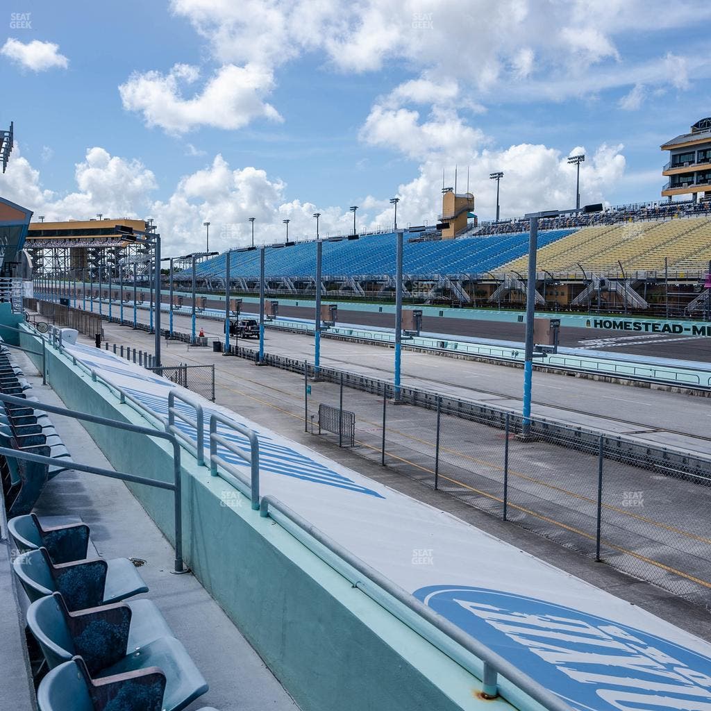 Homestead-Miami Speedway - Section Pit Road Cabana 18 Seat View