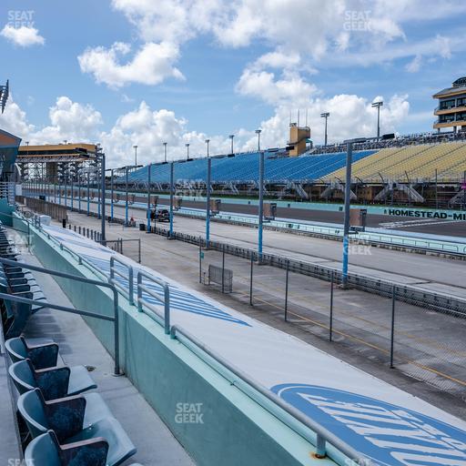 Homestead-Miami Speedway - Section Pit Road Cabana 18 Seat View