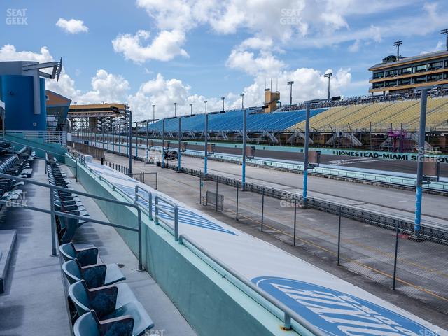 Homestead-Miami Speedway - Section Pit Road Cabana 18 Seat View