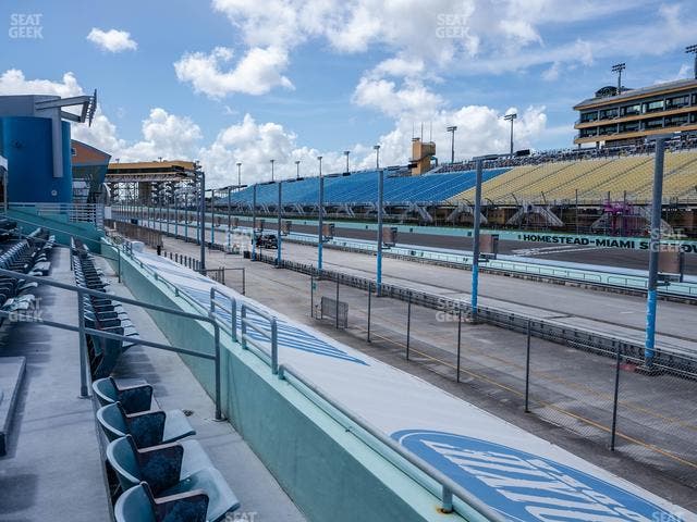 Homestead-Miami Speedway - Section Pit Road Cabana 18 Seat View