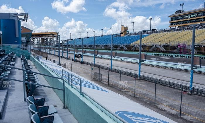 Homestead-Miami Speedway - Section Pit Road Cabana 18 Seat View