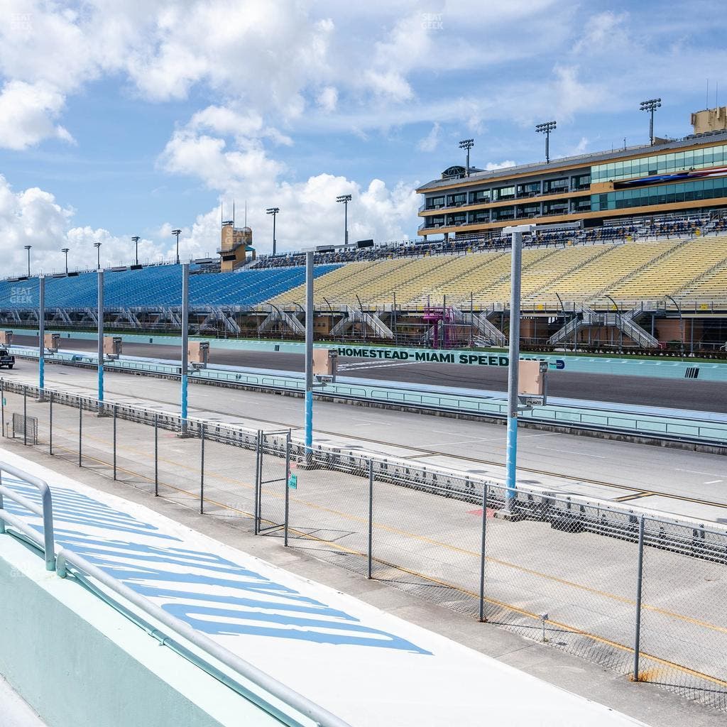 Homestead-Miami Speedway - Section Pit Road Cabana 19 Seat View