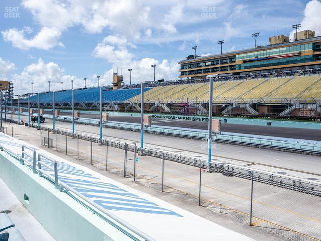 Homestead-Miami Speedway - Section Pit Road Cabana 19 Seat View