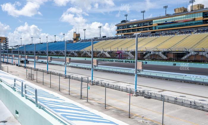 Homestead-Miami Speedway - Section Pit Road Cabana 19 Seat View