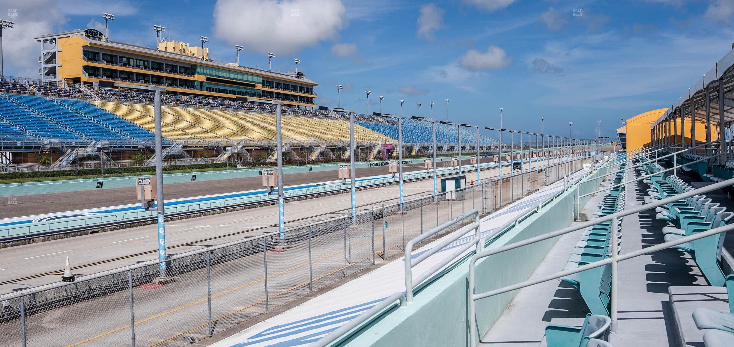 Homestead-Miami Speedway - Section Pit Road Cabana 2 Seat View