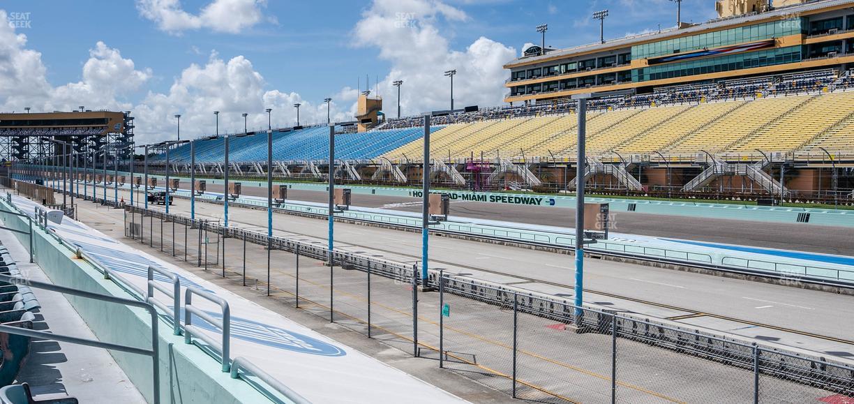 Homestead-Miami Speedway - Section Pit Road Cabana 21 Seat View