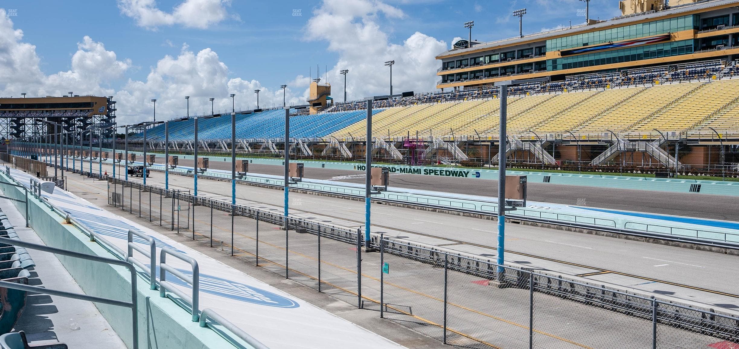 Homestead-Miami Speedway - Section Pit Road Cabana 21 Seat View