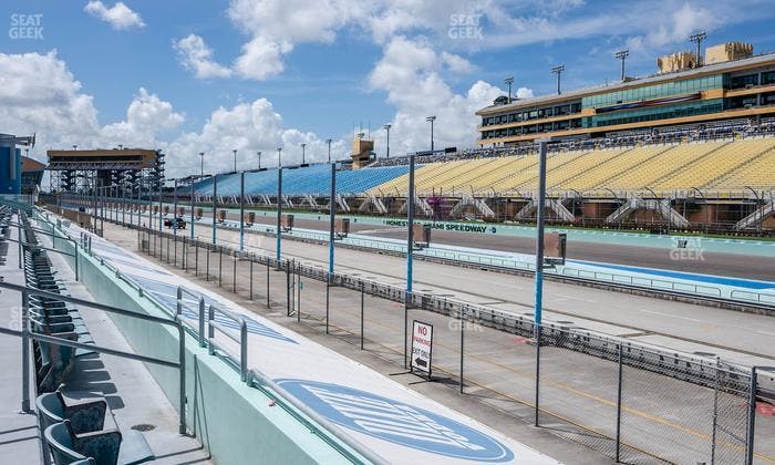Homestead-Miami Speedway - Section Pit Road Cabana 22 Seat View