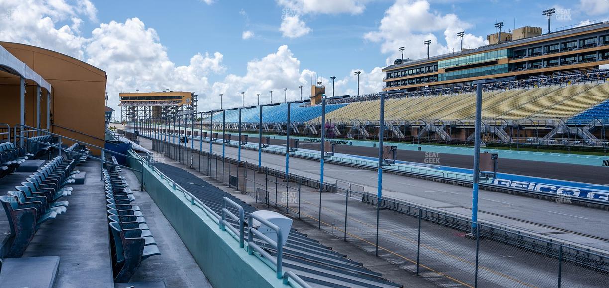 Homestead-Miami Speedway - Section Pit Road Cabana 25 Seat View