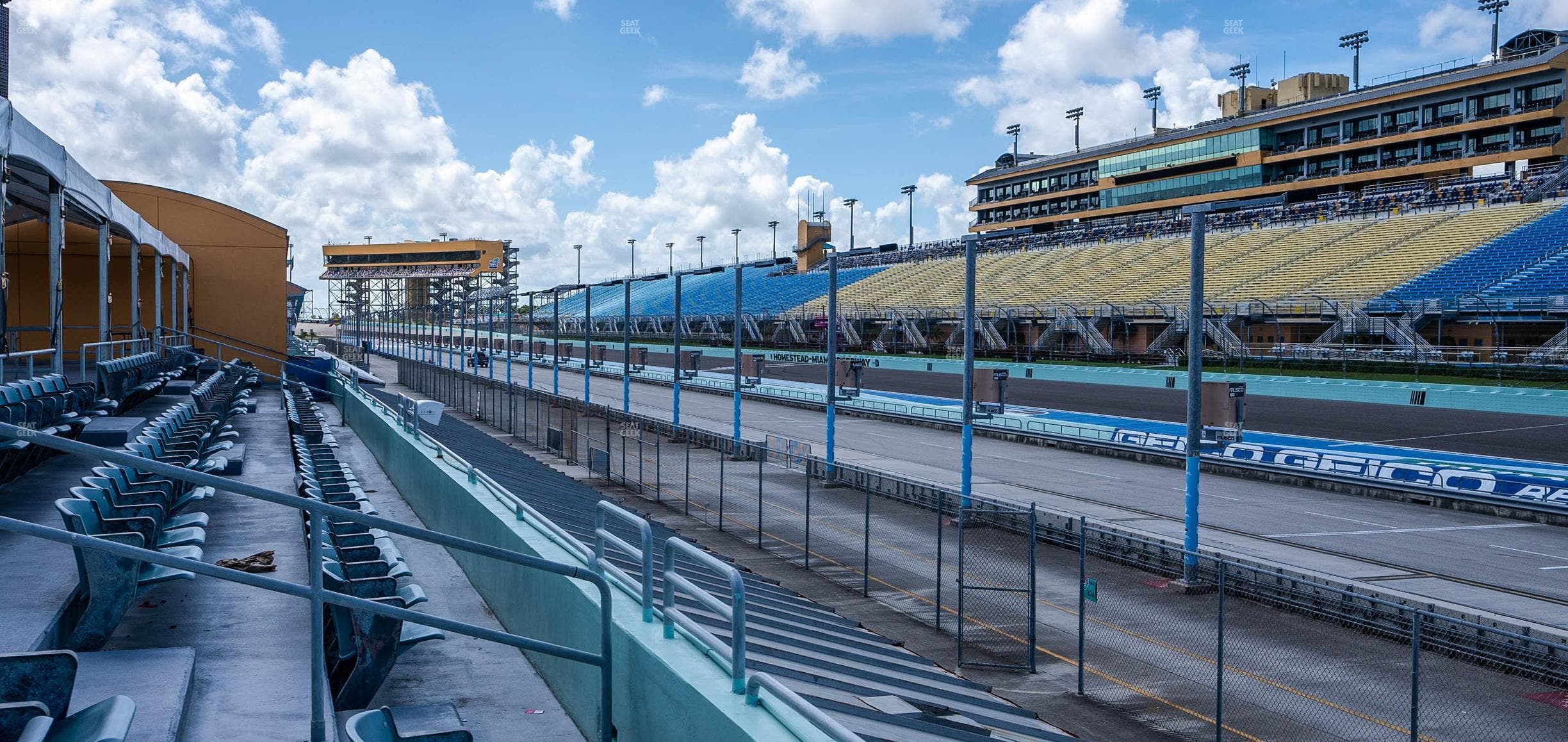 Homestead-Miami Speedway - Section Pit Road Cabana 26 Seat View