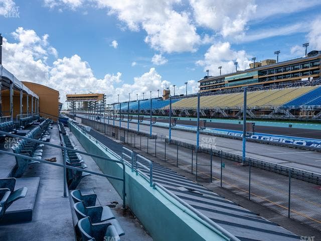 Homestead-Miami Speedway - Section Pit Road Cabana 26 Seat View