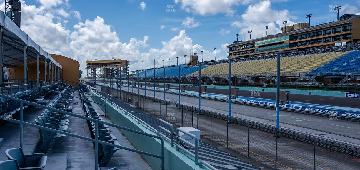 Homestead-Miami Speedway - Section Pit Road Cabana 27 Seat View