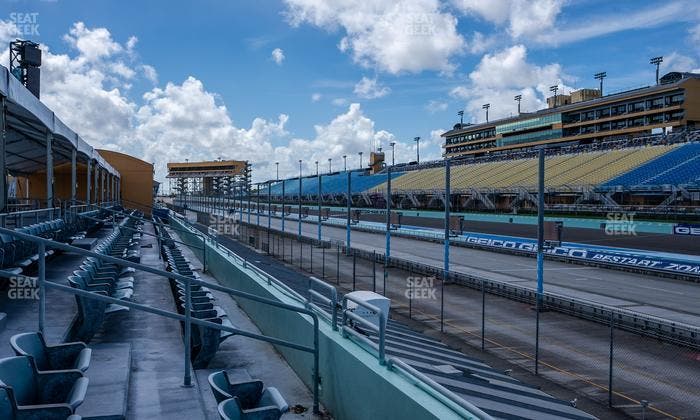 Homestead-Miami Speedway - Section Pit Road Cabana 27 Seat View