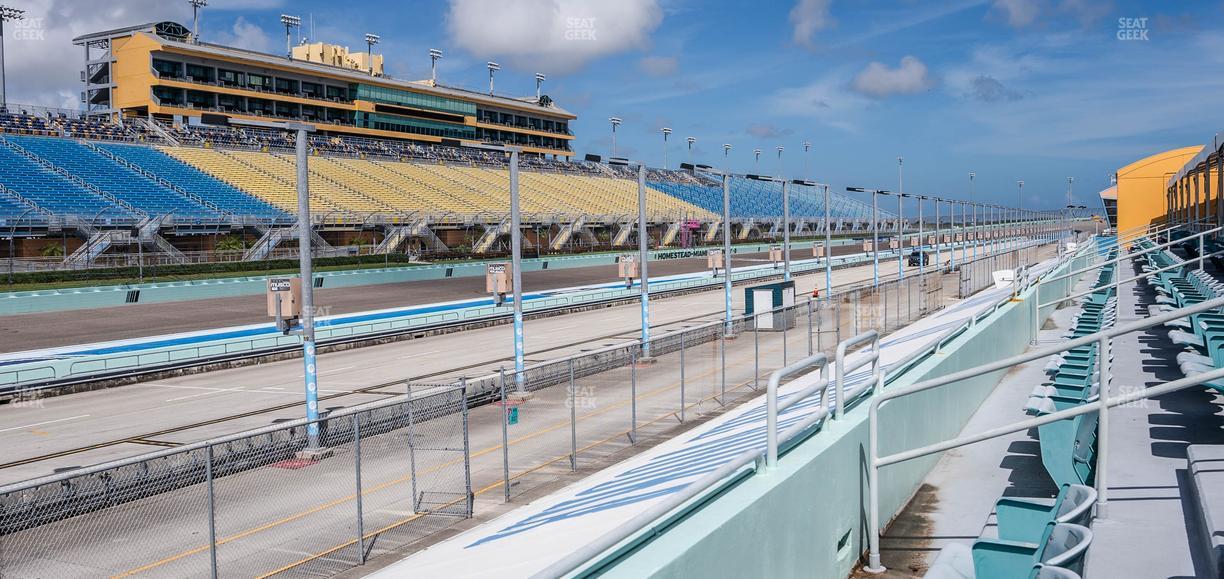 Homestead-Miami Speedway - Section Pit Road Cabana 3 Seat View