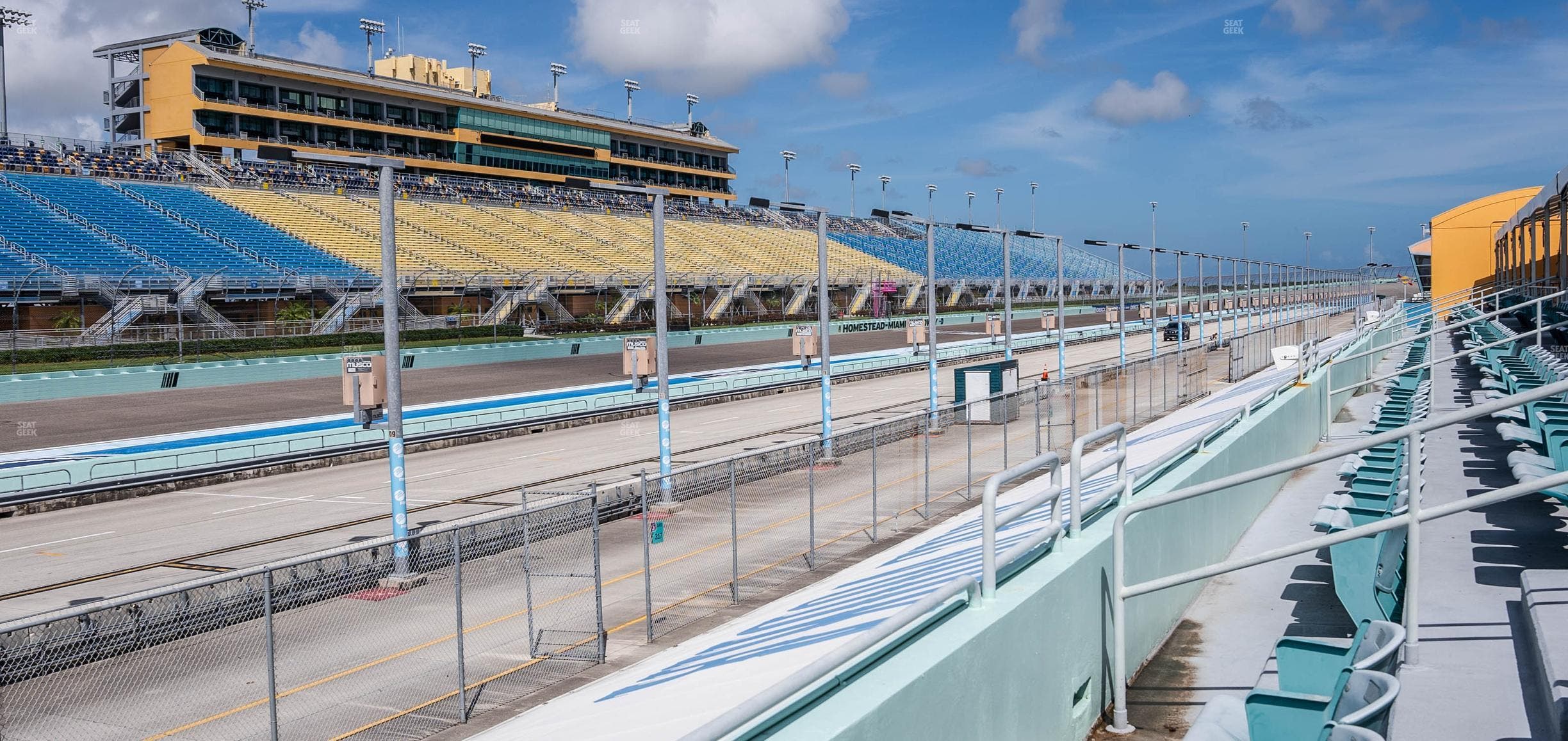 Homestead-Miami Speedway - Section Pit Road Cabana 3 Seat View