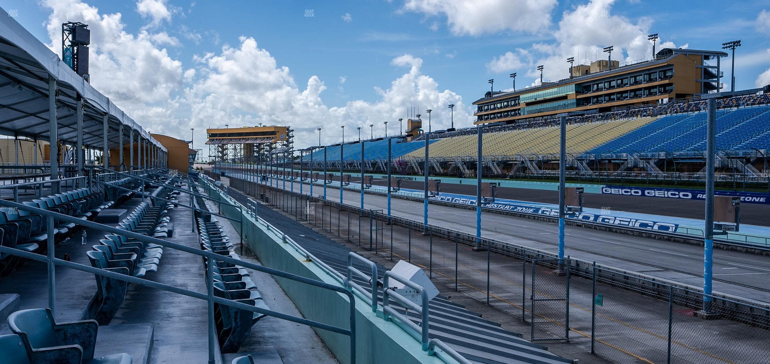 Homestead-Miami Speedway - Section Pit Road Cabana 30 Seat View