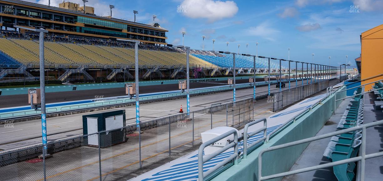 Homestead-Miami Speedway - Section Pit Road Cabana 6 Seat View